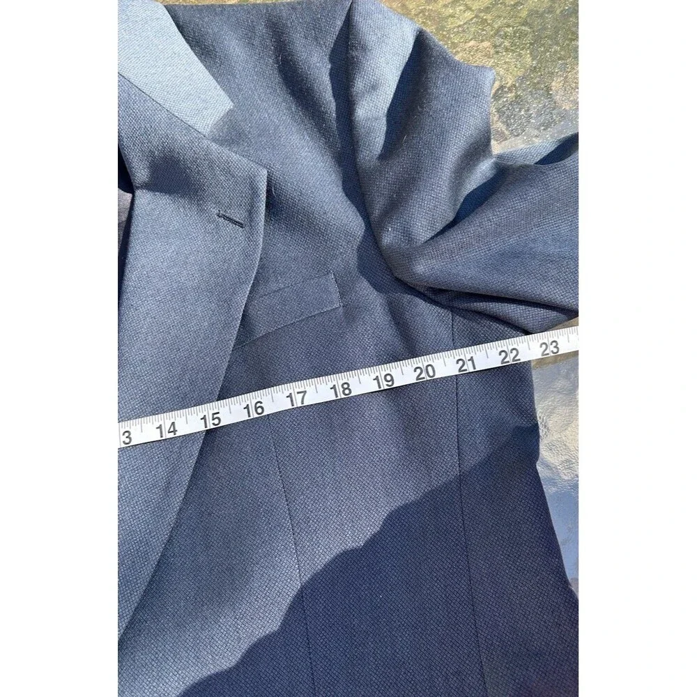Vtg Christian Dior Monsieur Men’s  Blazer Jacket Virgin Wool USA union Made 44R